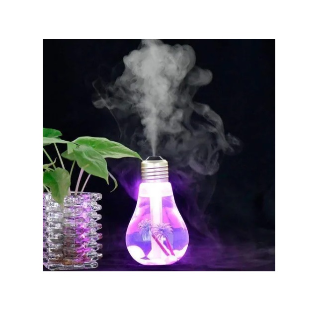 Difusor Aromaterapia Humificador Foco Palmera Usb Luz Led