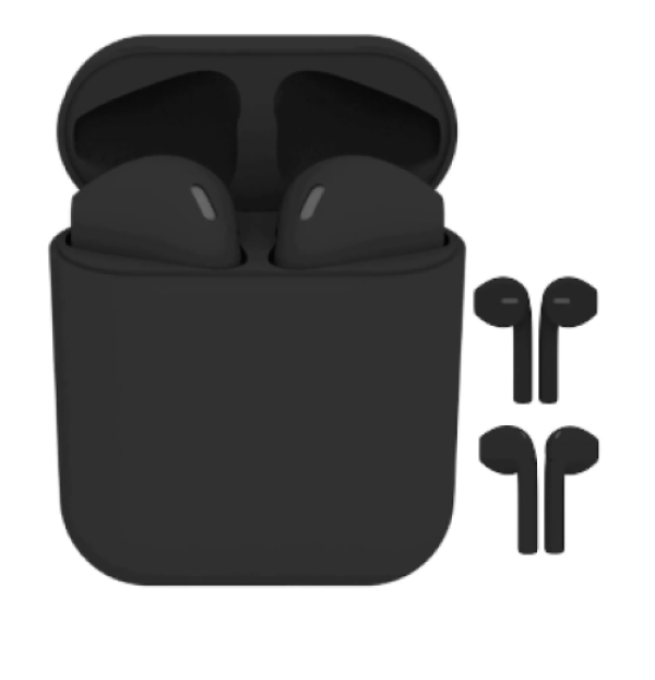 Audífonos Earbuds Manos Libres Bluetooth I12 Tws Inalámbrico-Negro