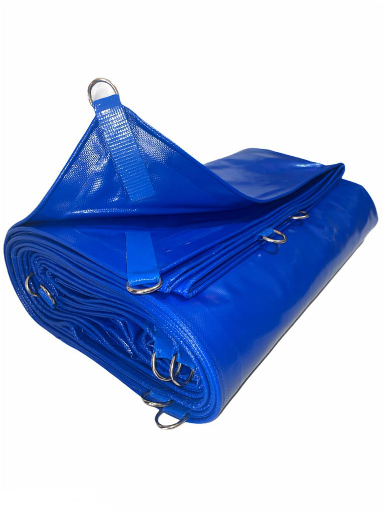 Lona Ahulada Para Agua 5x5 Mts Azul Reforzada Tipo Camionera Uso Rudo
