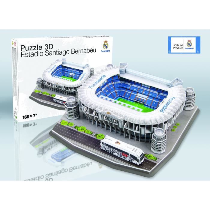 Rompecabezas 3d (maqueta)/ Replica Estadio Santiago Bernabeu