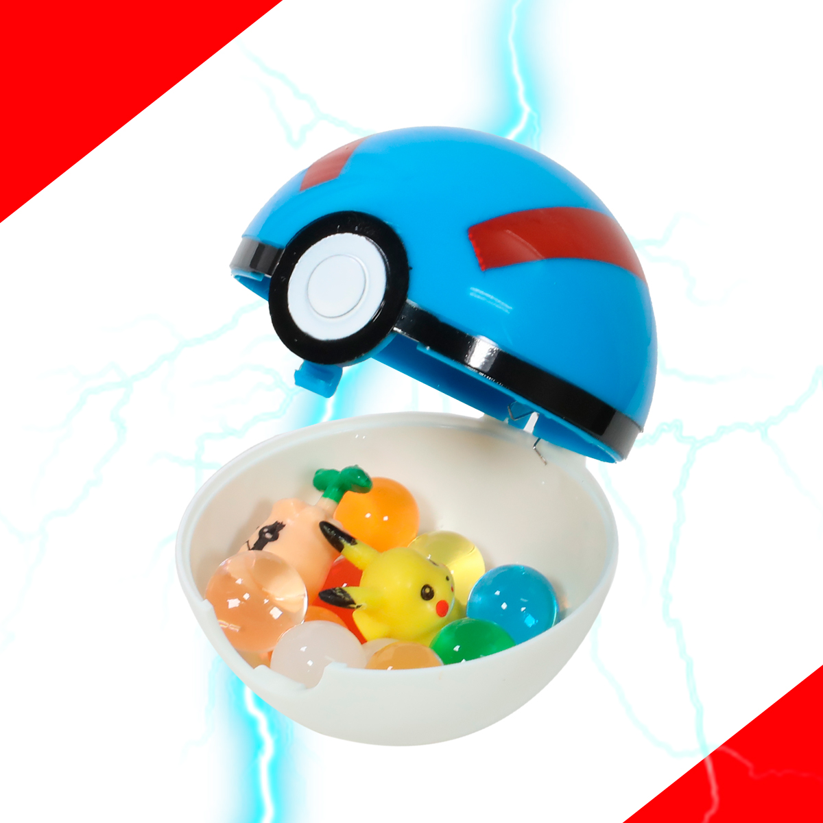 Pokebola Juguete Pokemon Figura Coleccion De Regalo Great Ball Superbola Super Ball