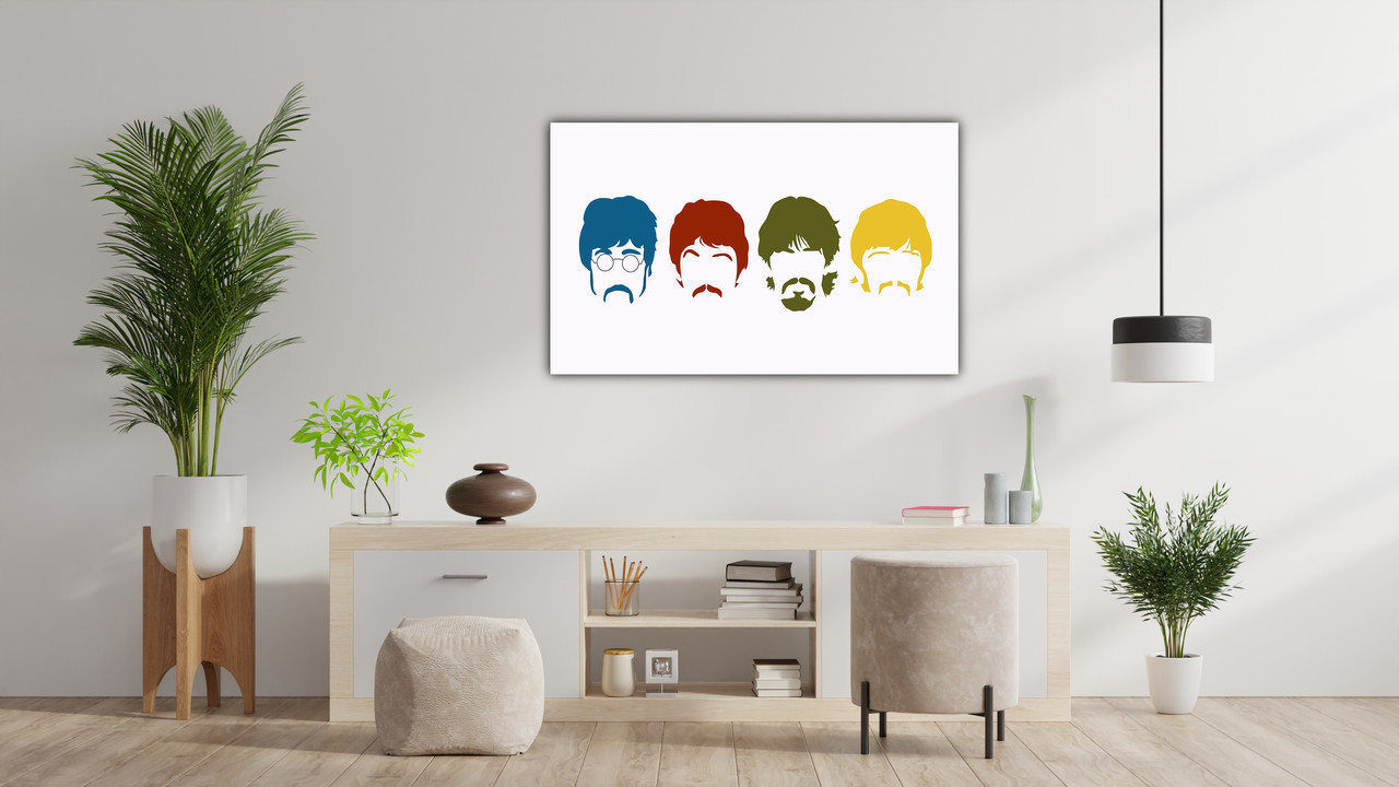 Cuadro Decorativo Canvas Sala Comedor 80x120cm The Beatles