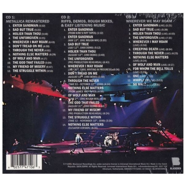 Metallica ~ The black album (3CD expanded edition)