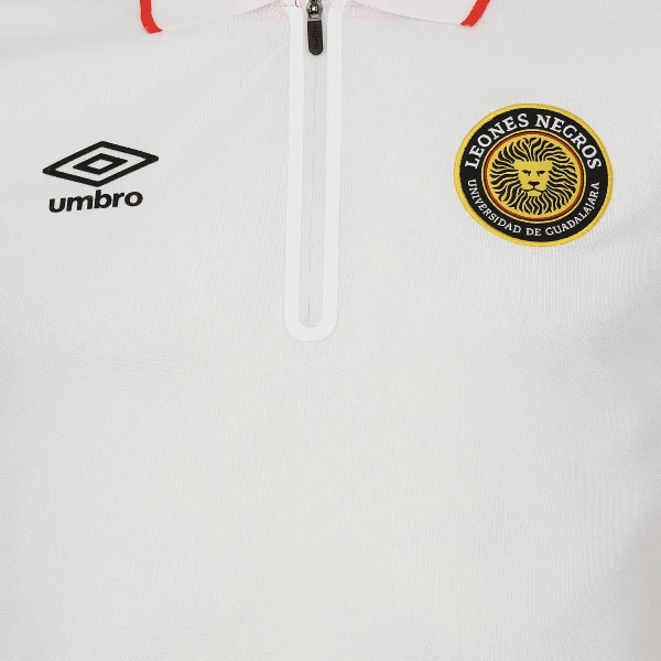 Playera Polo Umbro Caballero Leones UDG Temp. 19-20 Blanco 8UM19500