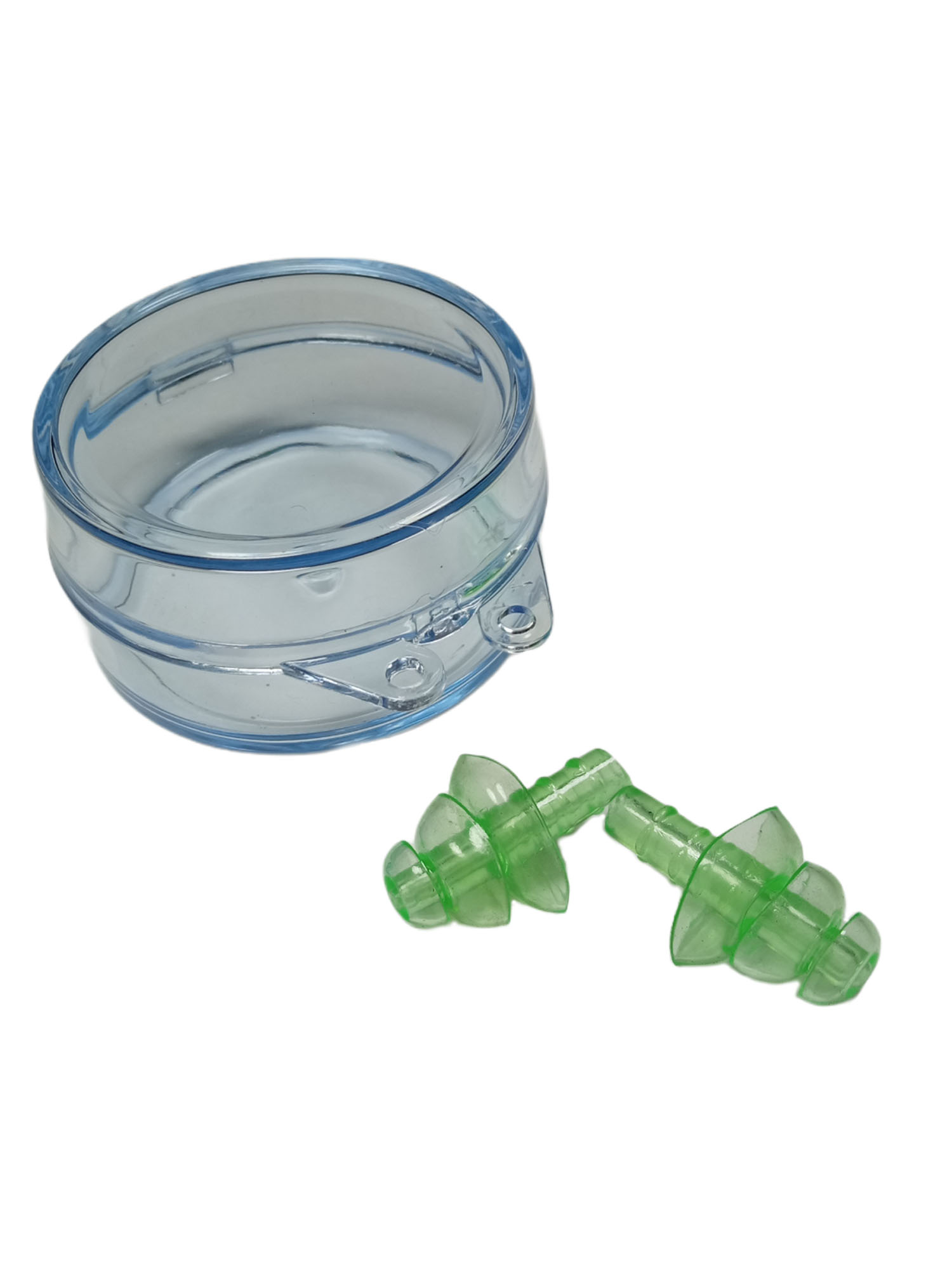 Juego Natación Tapones Oídos Clip Nariz Verde Grande National Geographic