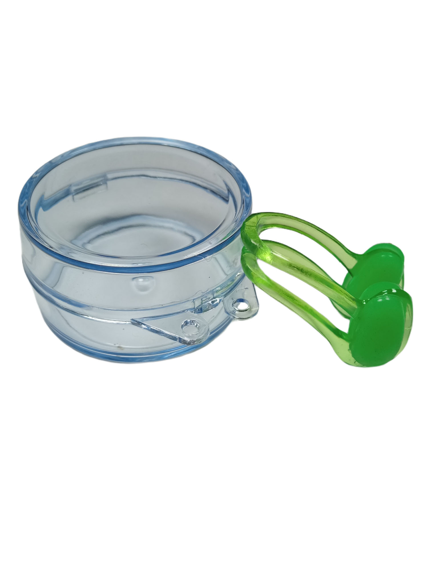 Juego Natación Tapones Oídos Clip Nariz Verde Grande National Geographic