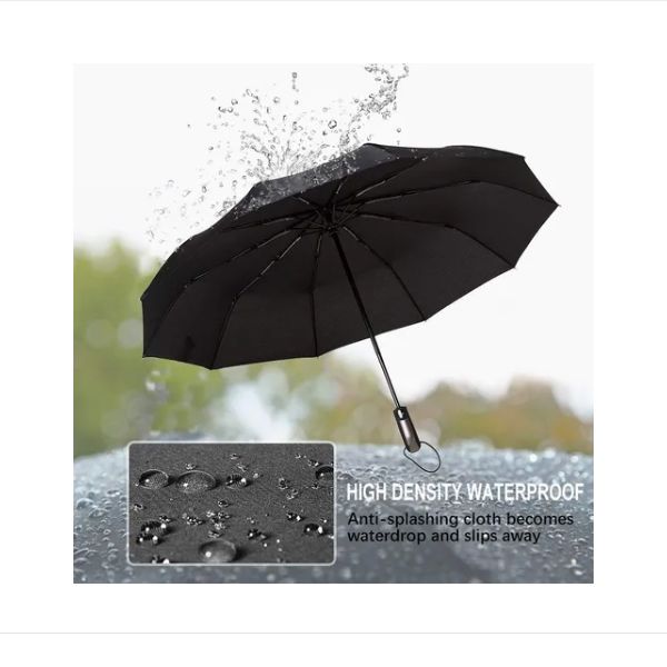 Paraguas Apertura Con Cierre Automático Anti Viento Plegable