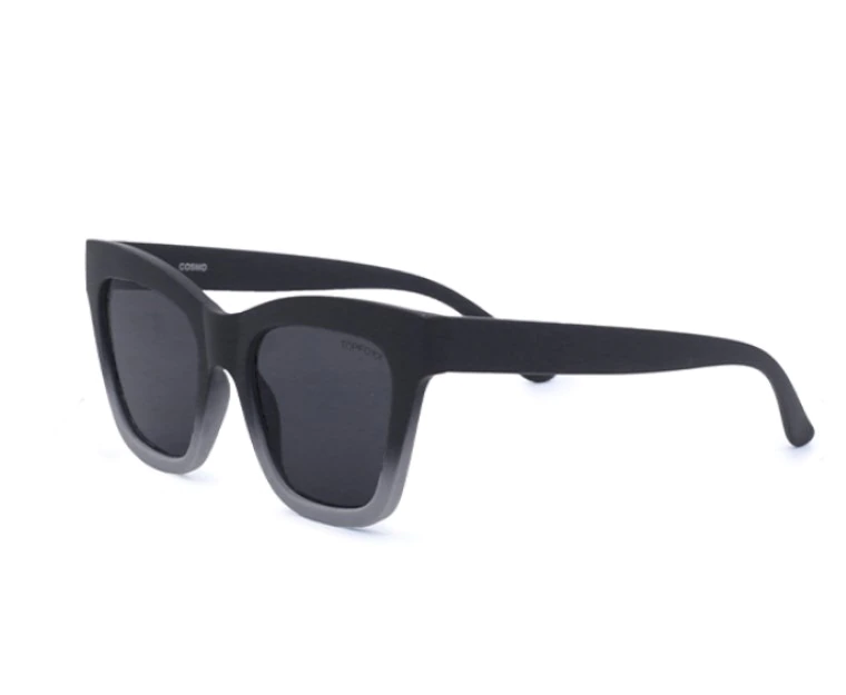 Lentes De Sol Vanesa Cuadrados Negro Gris By Rebel