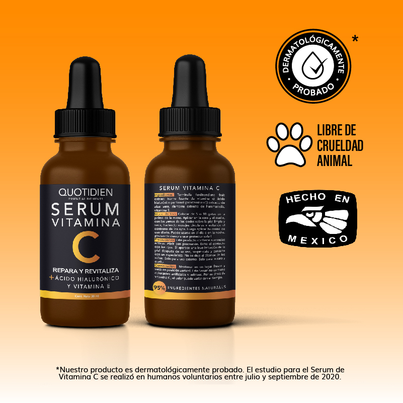 Serum Vitamina C - Cuidado Facial- Suero Facial - Aclara y Revitaliza - 30ml