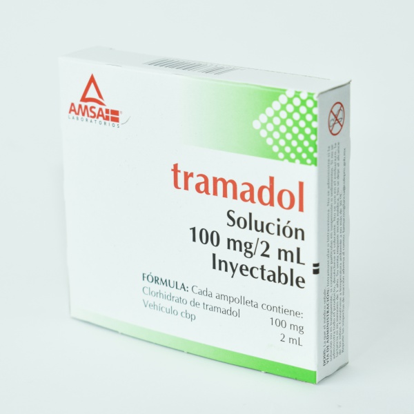 Tramadol Inyectable, 100mg/2ml 