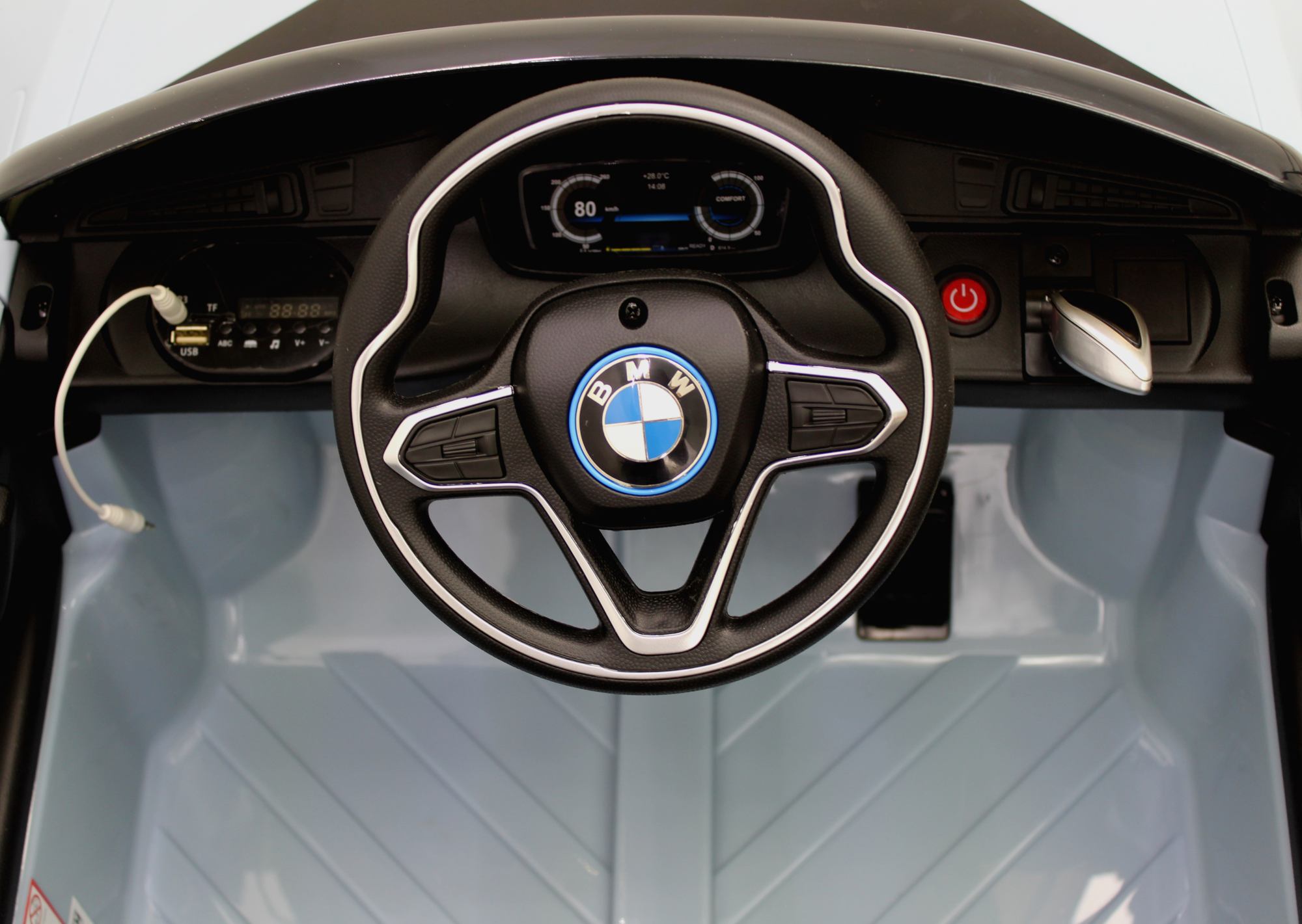 Montable Eléctrico Para Niños BMW i8 de 6V Azul