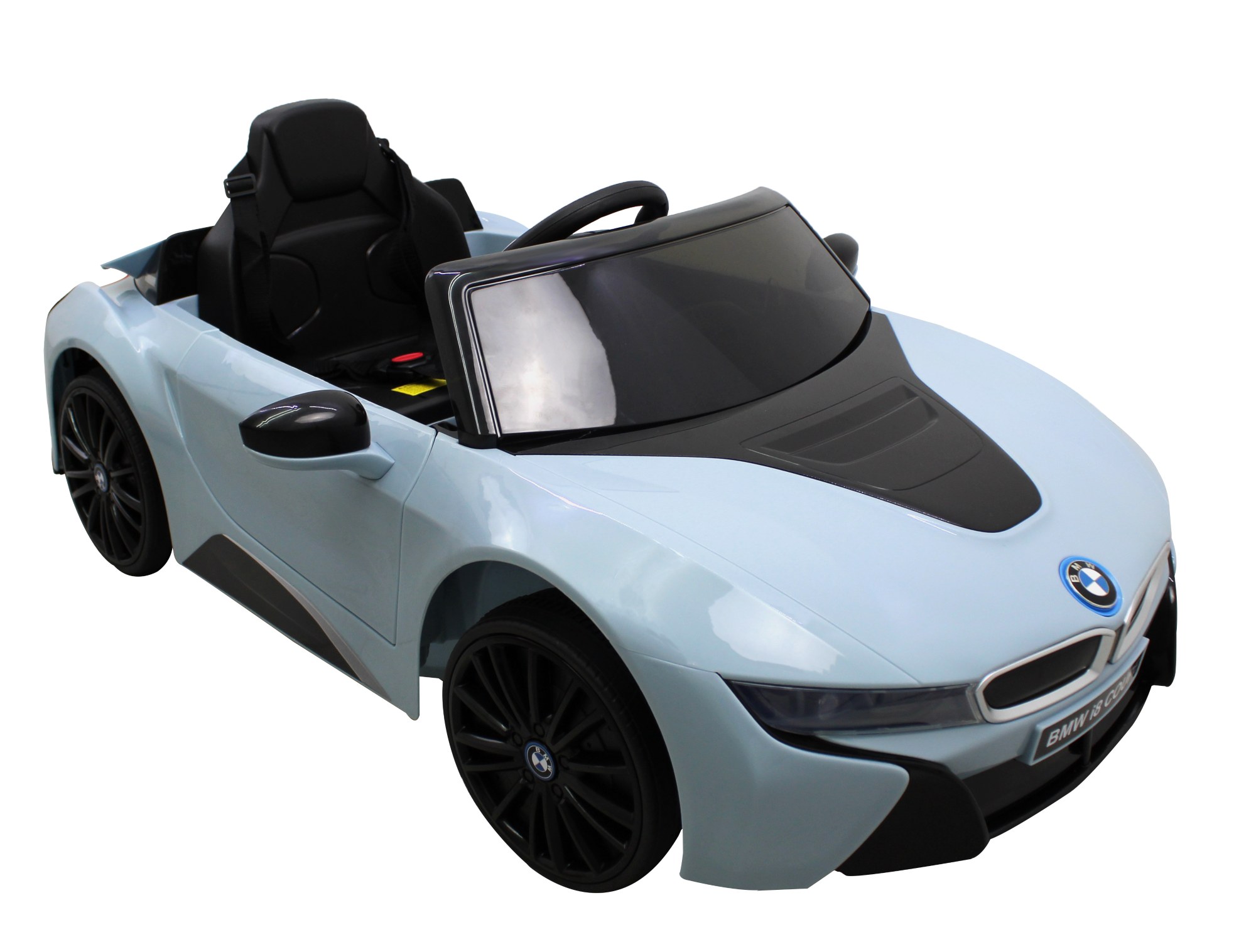 Montable Eléctrico Para Niños BMW i8 de 6V Azul