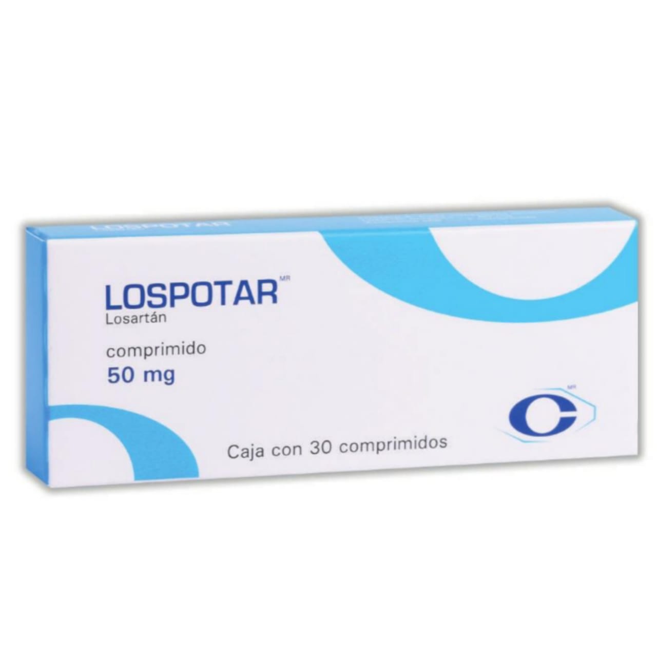 Lospotar, Losartán 50mg Con 30 Comprimidos