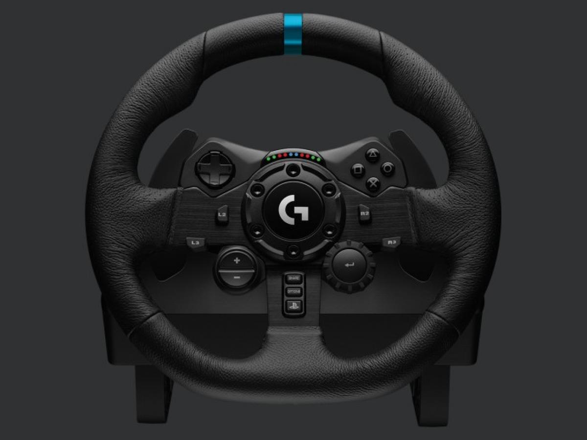 Volante Logitech G923 Trueforce Playstation y PC - Negro 