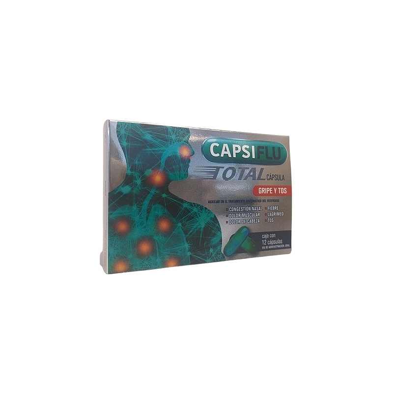 Capsiflu Total, Caja con 12 Capsulas