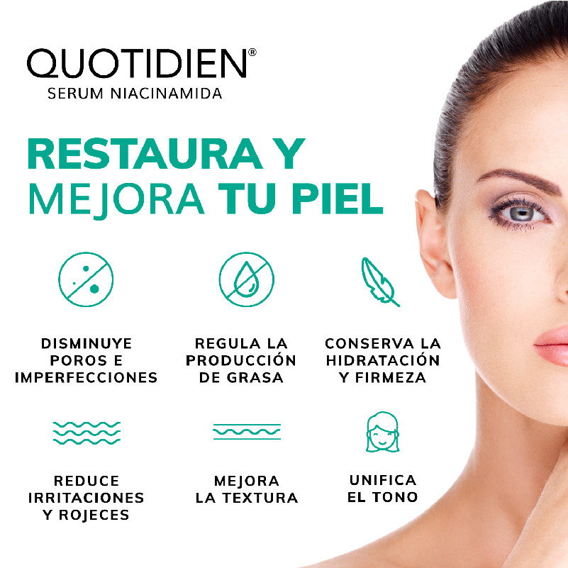 Serum Niacinamida - Mejora la textura y Disminuye Poros - Suero Facial - 30ml