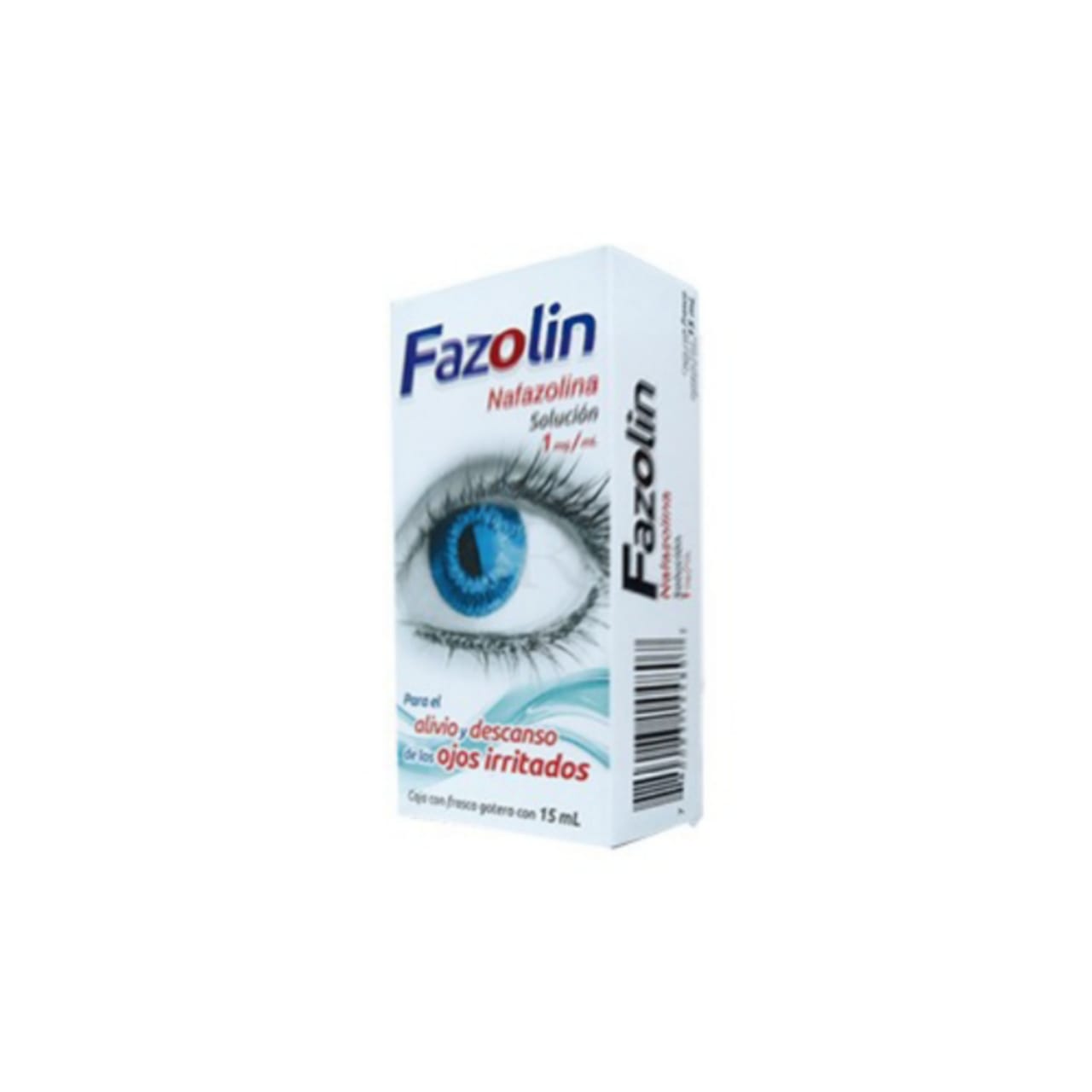 Fazolin Nafazolina, Solución Oftálmica 1mg/ml Gotero Con 15ml