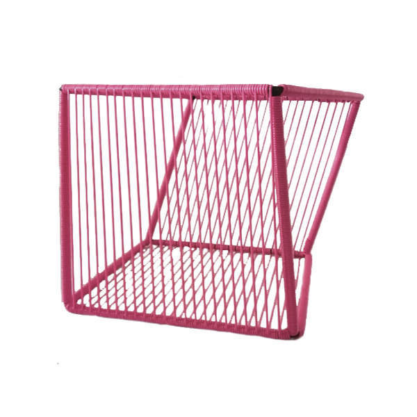 Mesa Acapulco De Acero Y Pvc Modelo Cubo **Sin Cristal**