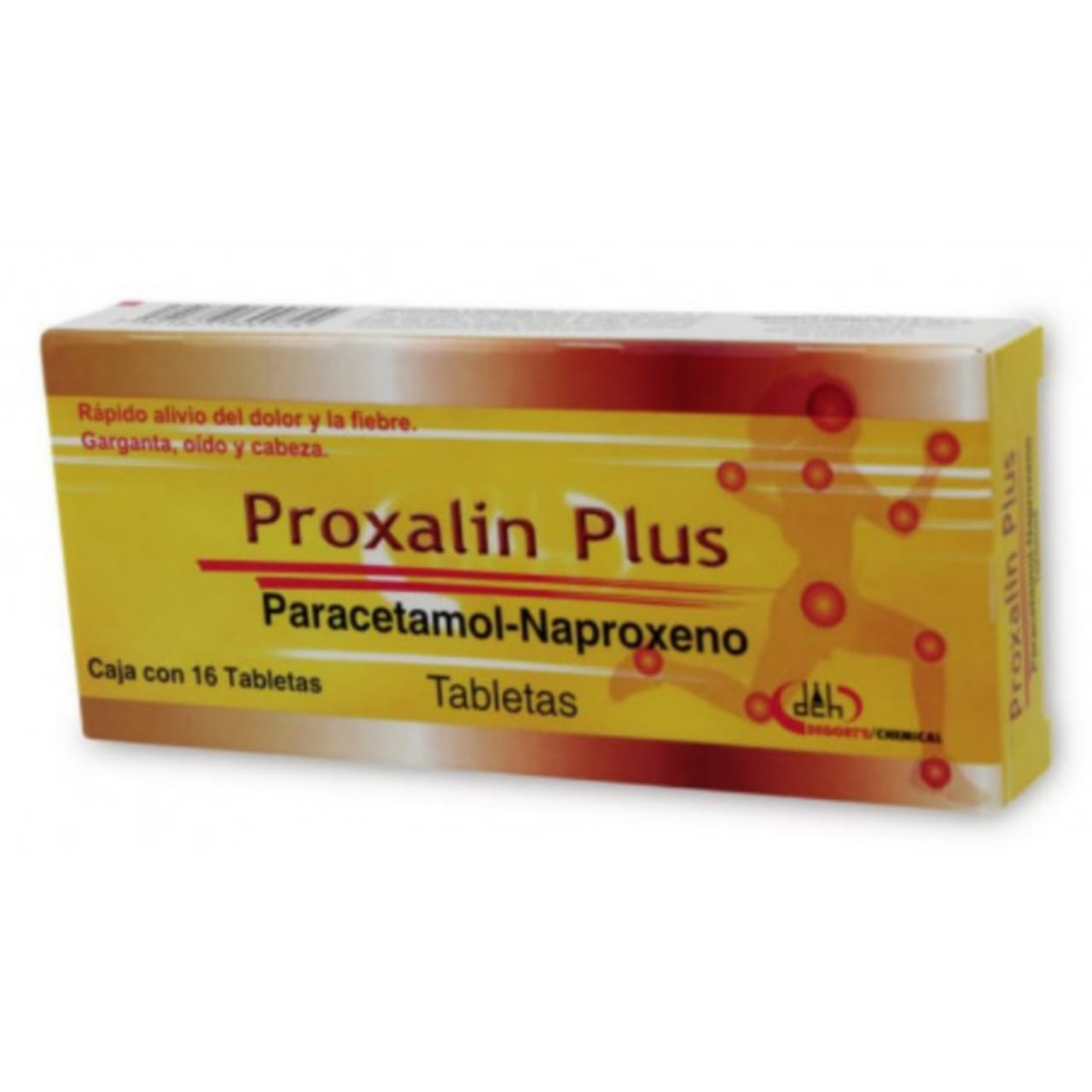 Proxalin Plus Tabletas, Paracetamol/Naproxeno 300mg/250mg