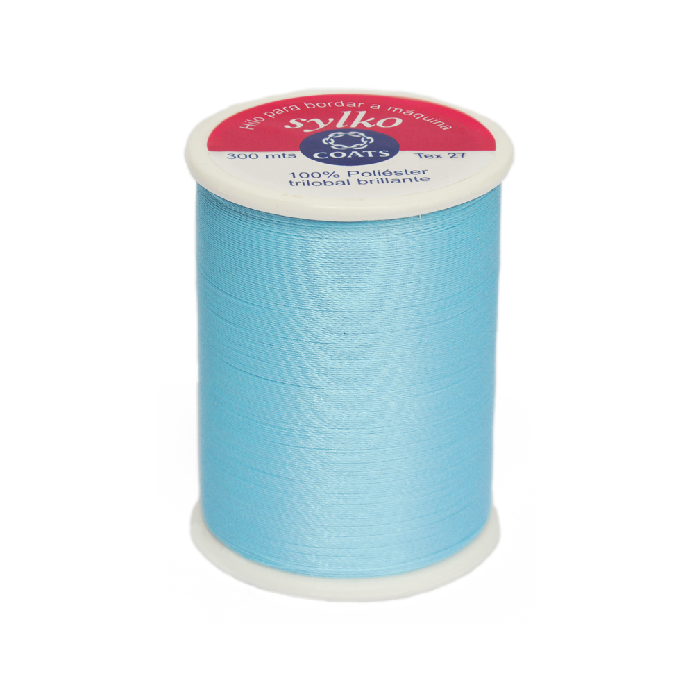 Caja 8 Pzas Hilo Poliéster Trilobal Brillante Sylko Coats