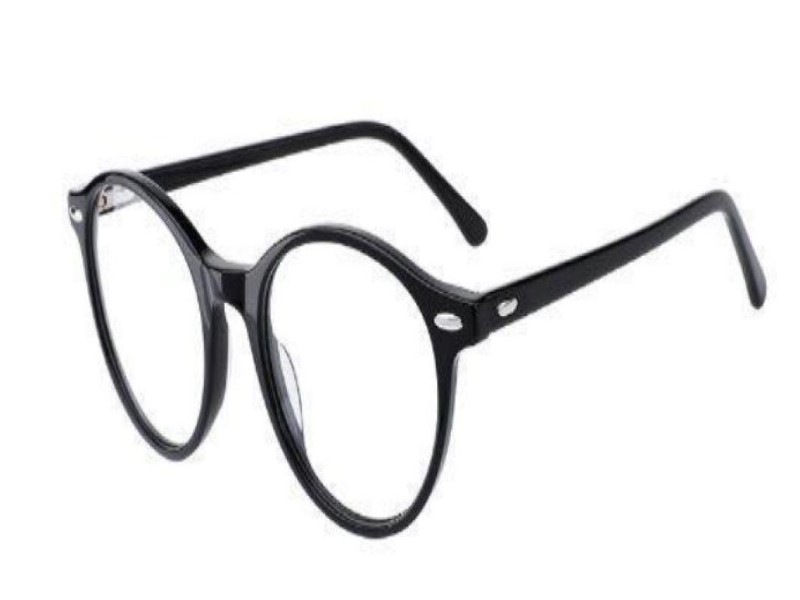 Lentes Ópticos Daniel Armazón Redondo Negro By Rebel.