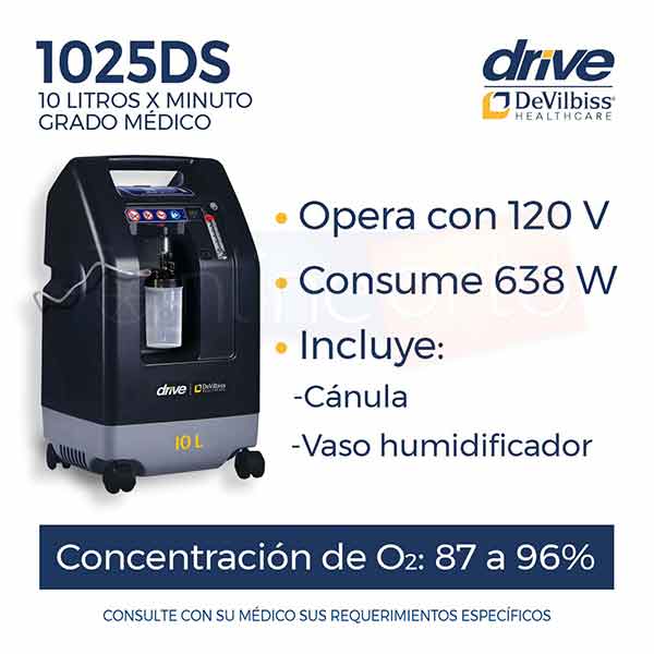 Concentrador De Oxigeno Drive Dvilbiss 10 Litros