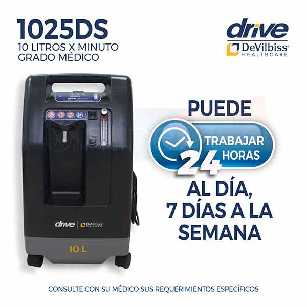 Concentrador De Oxigeno Drive Dvilbiss 10 Litros + Oximetro