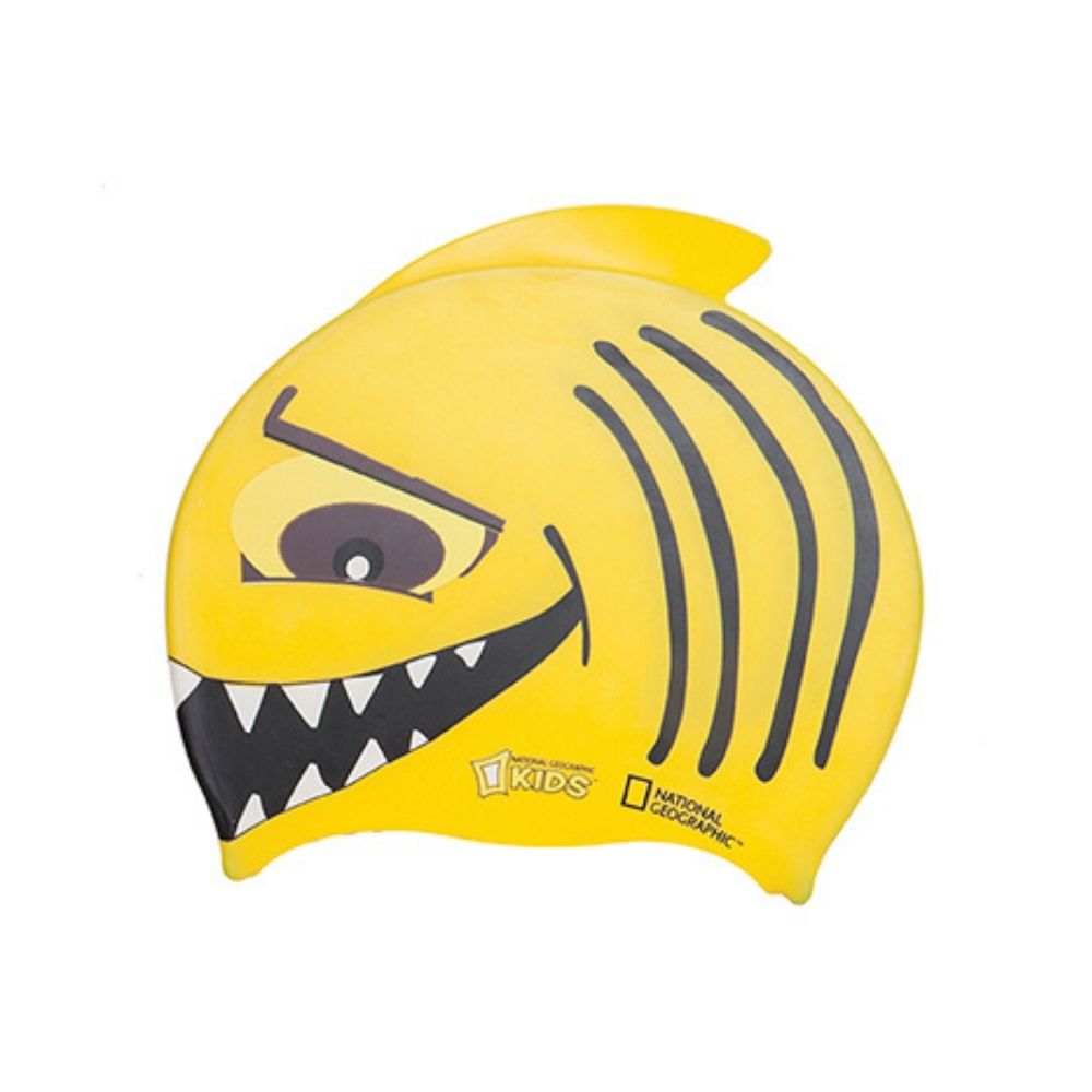 Set de Gorro de Natación para Niño Tiburón Amarillo National Geographic
