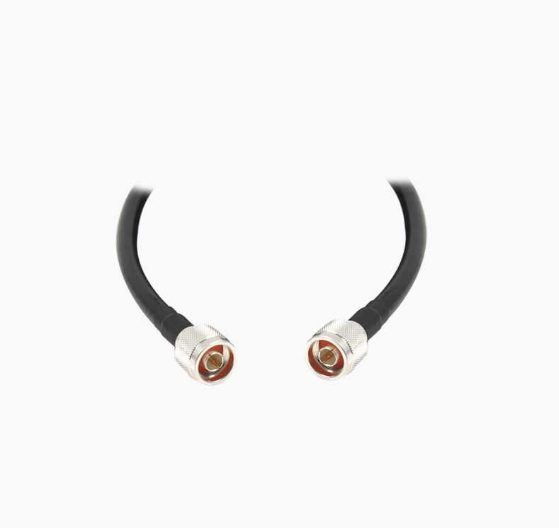 Jumper con Cable LMR400 con Conectores N Macho / N Macho de 15 metros.