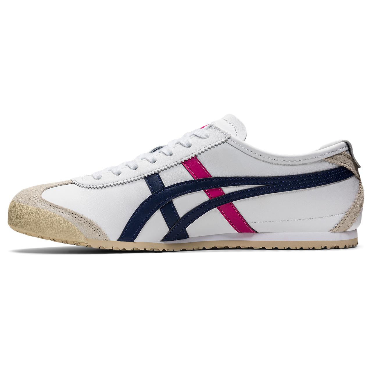 Tenis Onitsuka Tiger Hombre México 66 Blanco Rosa THL7C2.0154