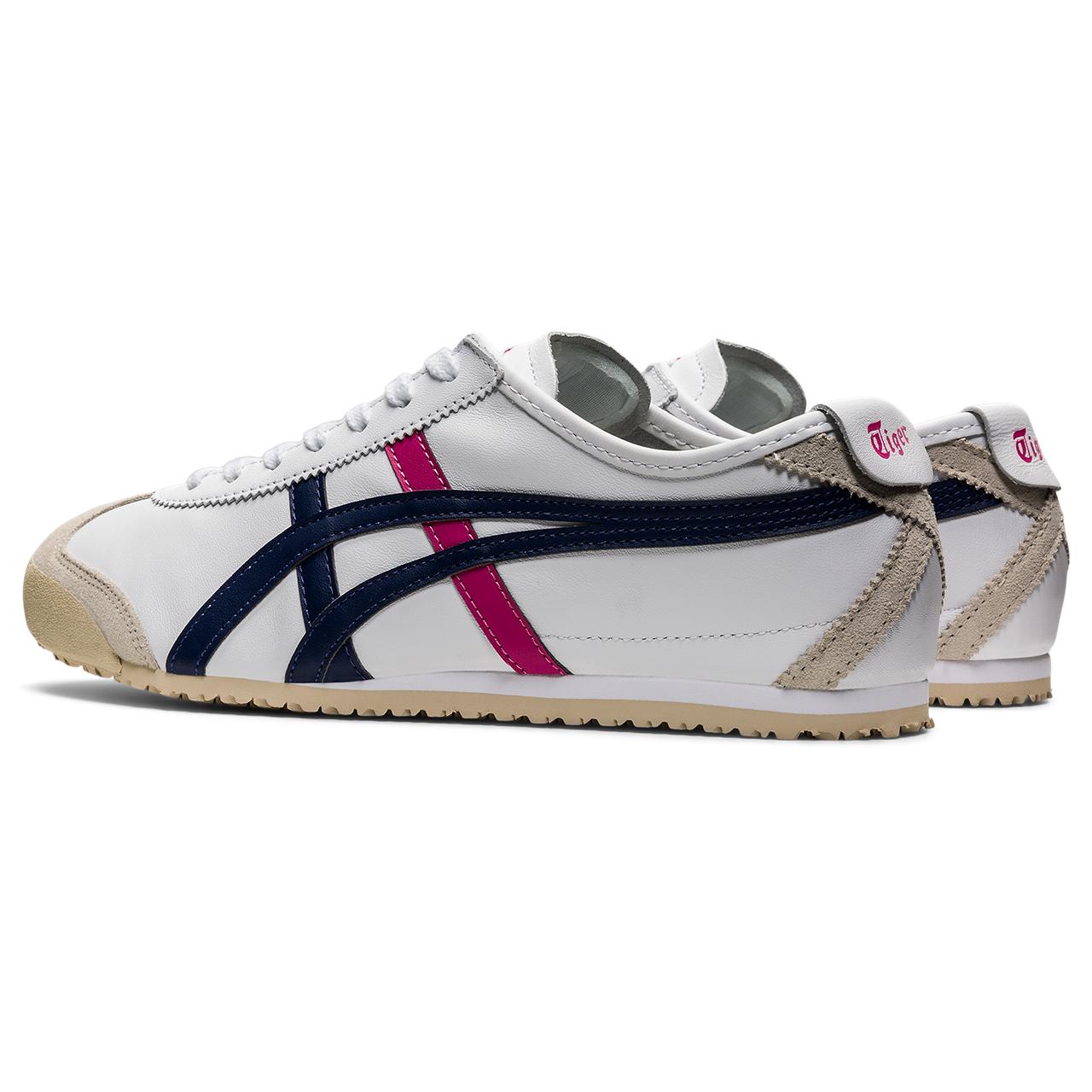 Tenis Onitsuka Tiger Hombre México 66 Blanco Rosa THL7C2.0154
