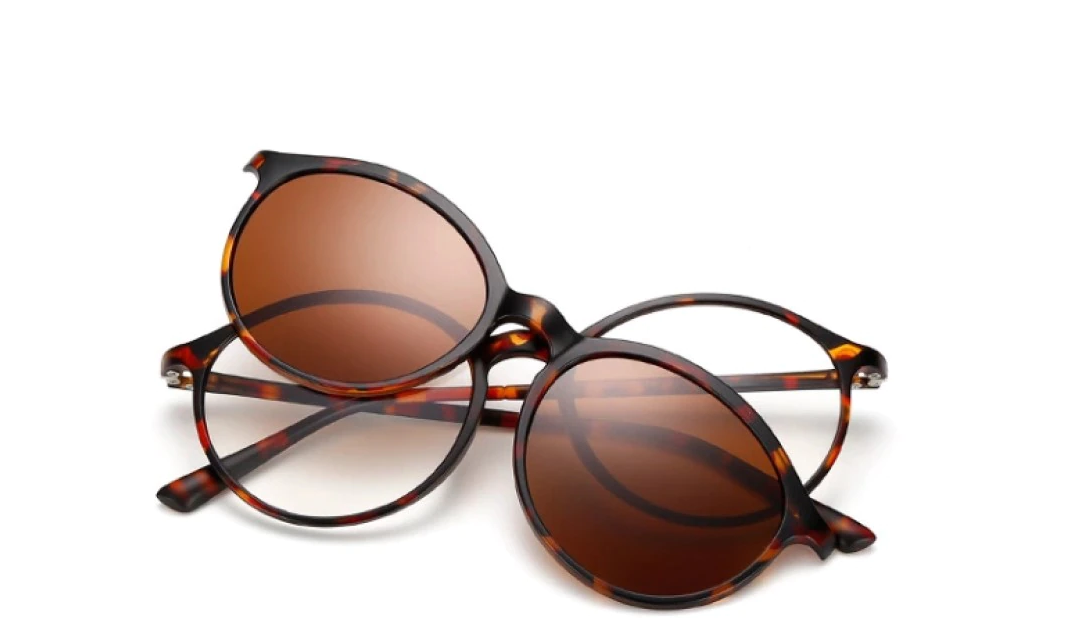 Lentes De Sol Y Armazón 2 En 1 Texas Clipon ÁmbarBy Rebel