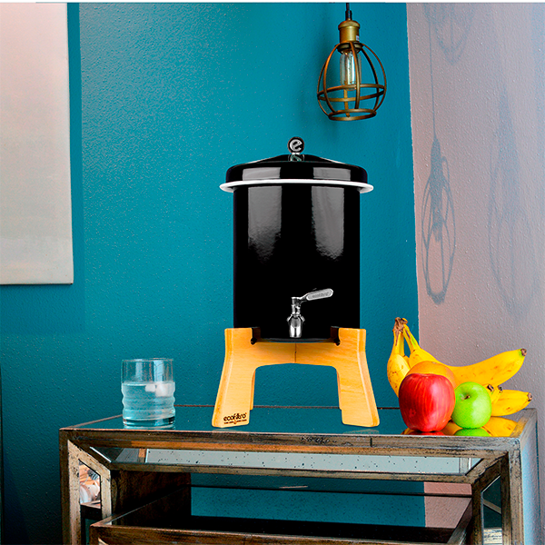  Ecofiltro Purificador y Dispensador de Agua Peltre Mini (5.5 L) Negro