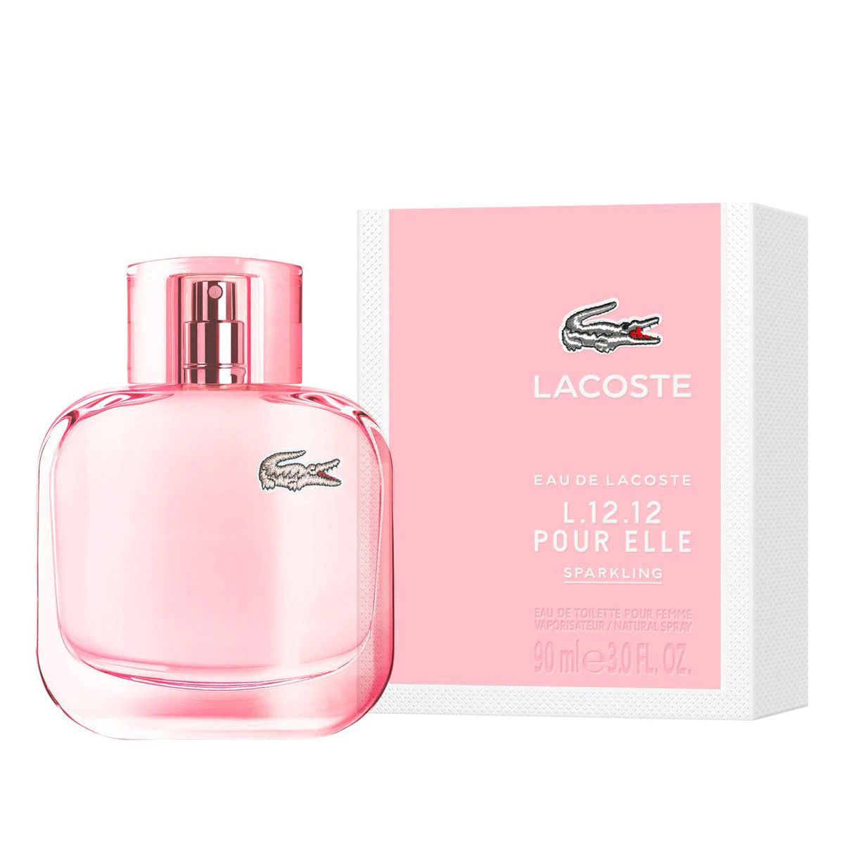 Perfume Lacoste Eau L.12.12 Sparkling Dama Pour Elle 90ml EDT