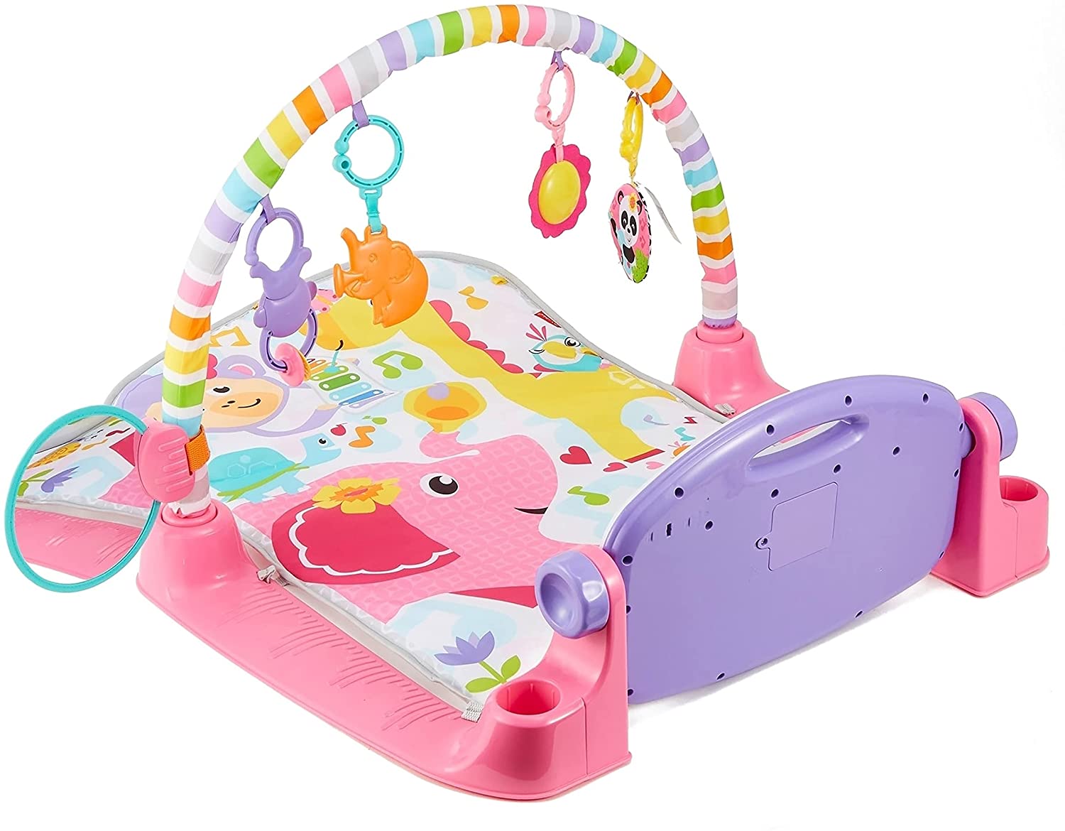 Fisher-price, Gimnasio Piano Pataditas Musicales Rosa De Lujo