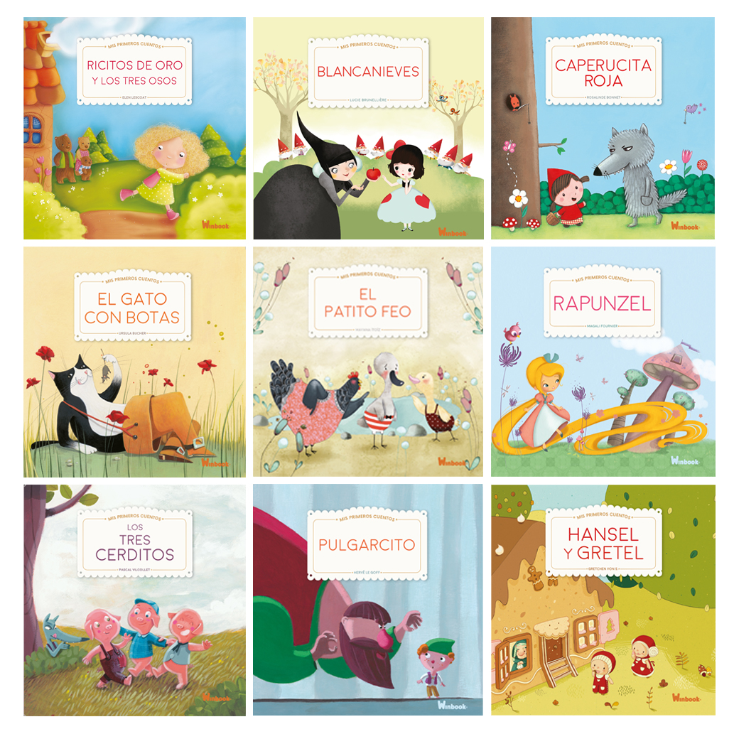 9 Libros Infantiles/ Colección Mis Primeros Cuentos/clásicos