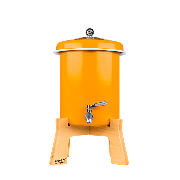 Ecofiltro Purificador Dispensador y Filtro de Agua Peltre Mini (5.5 L) Amarillo