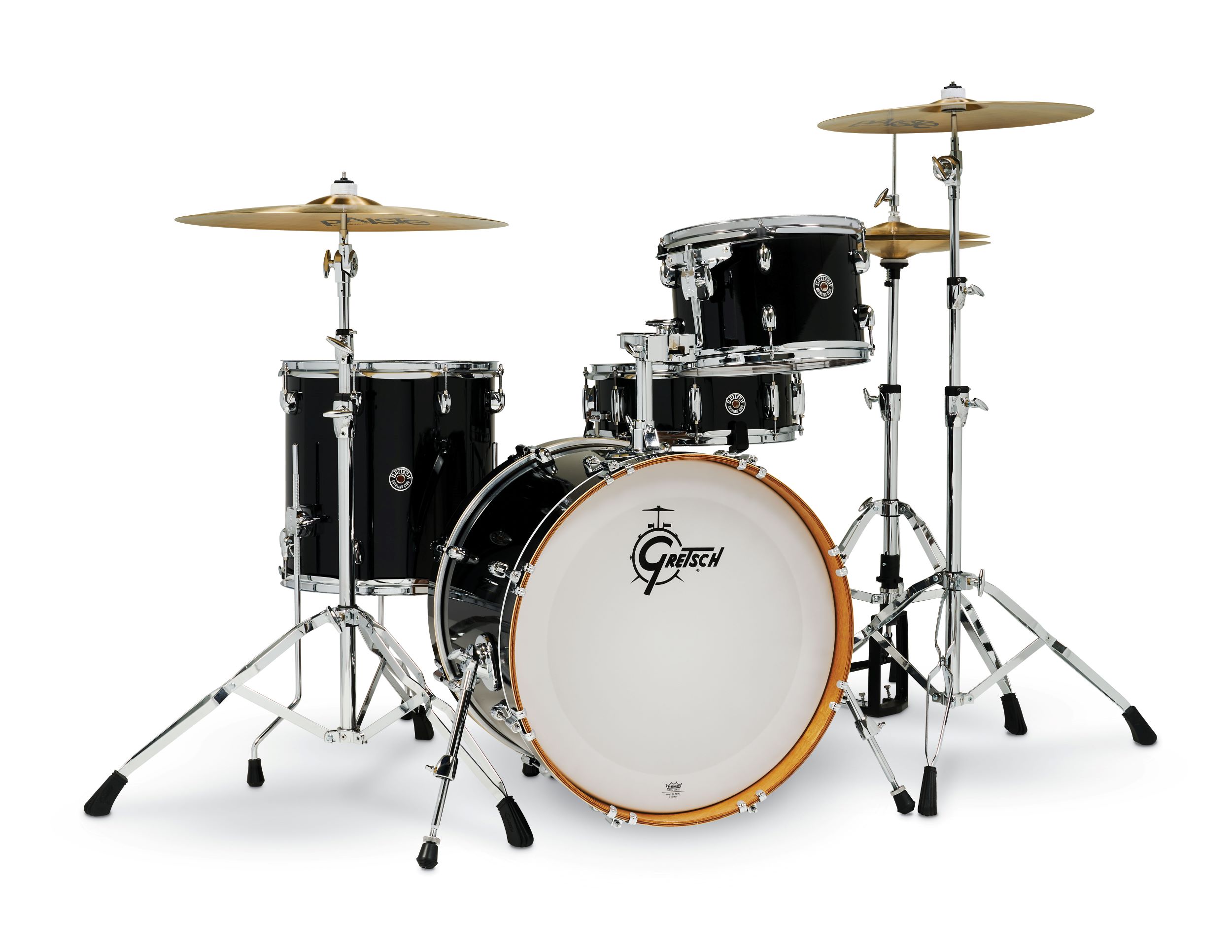 Bateria Gretsch CT1-J404 Catalina Club Classic color Piano Black 4 piezas (shell pack)