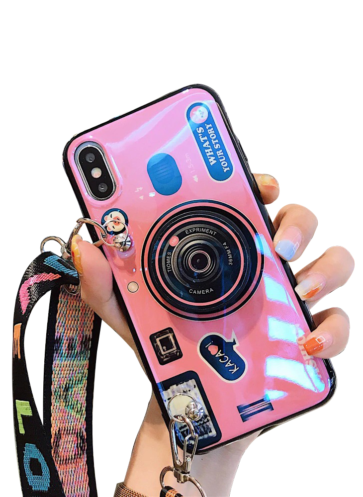 Funda Case Para iPhone Case+ Soporte Y Lanyard