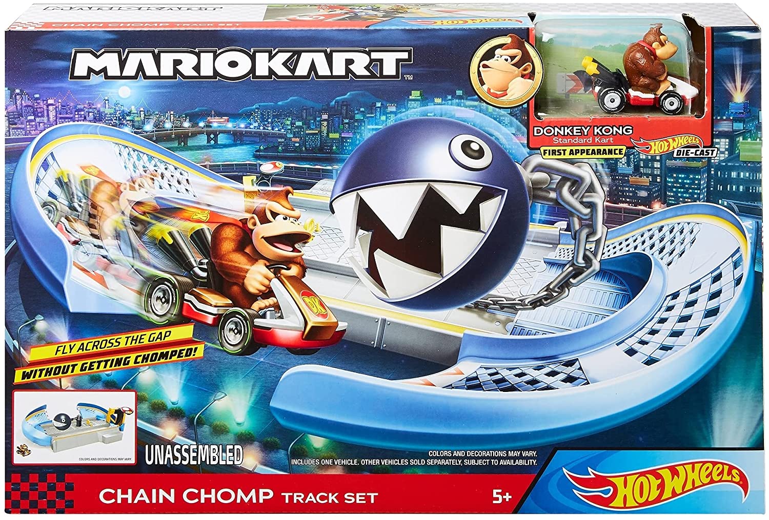 HOT WHEELS MARIO KART CIRCUITO CHOMP CADENAS
