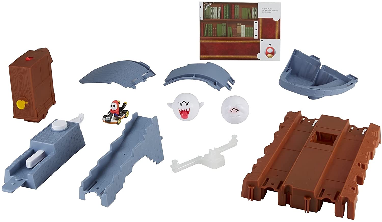 Hot Wheels Mario Kart Circuito Salto De Miedo Boo