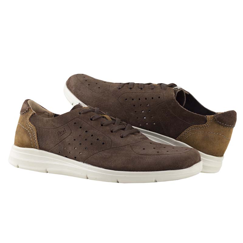 FLEXI CABALLERO TENIS URBANOS 47514 CHOCOLATE ORIGINALES