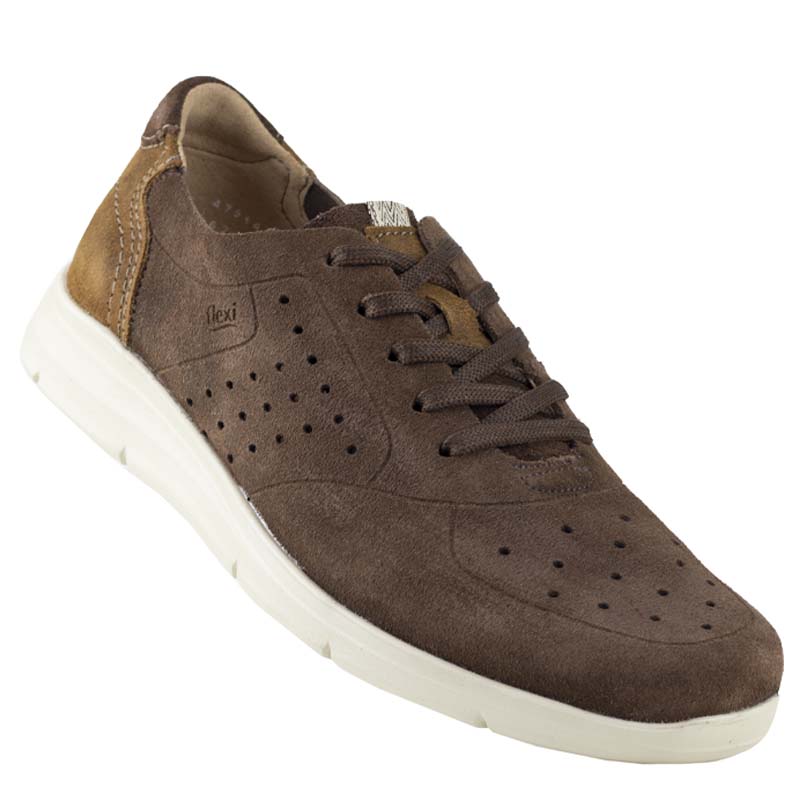 FLEXI CABALLERO TENIS URBANOS 47514 CHOCOLATE ORIGINALES
