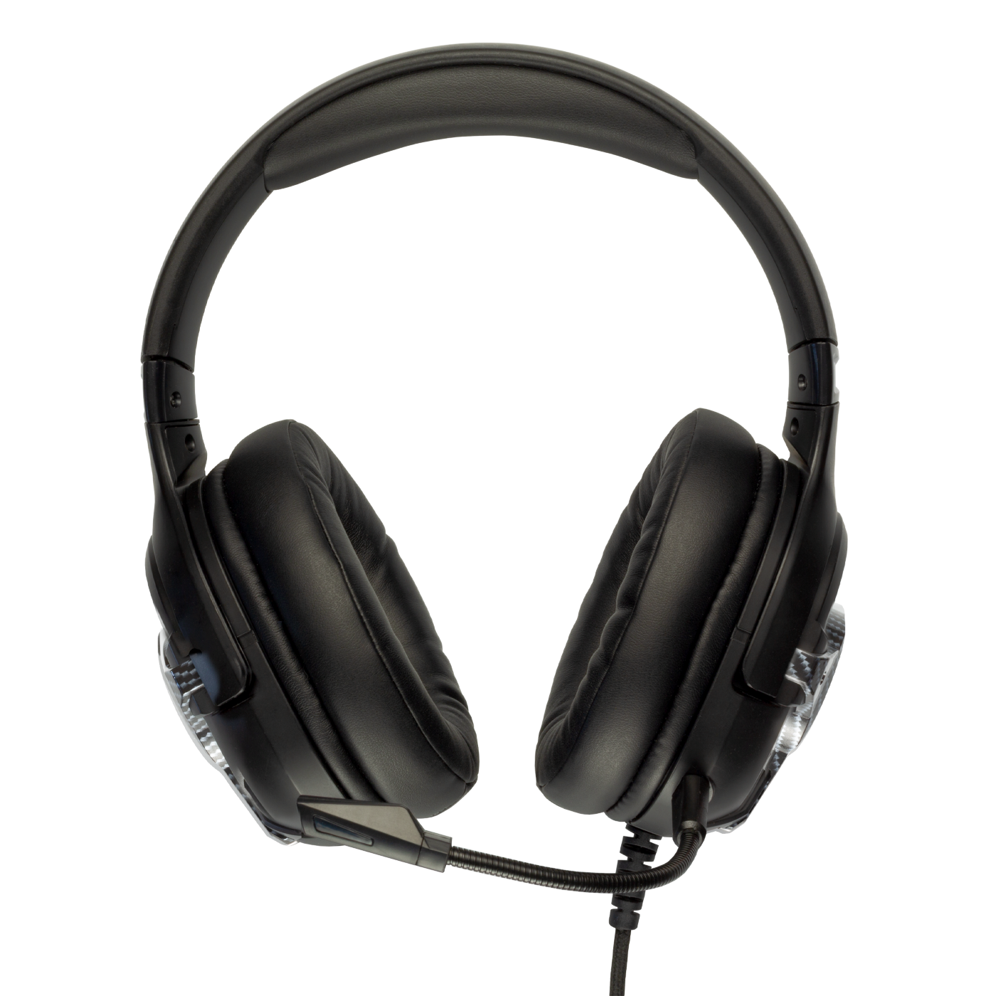 Audífonos Meters Level UP 7.1 para gaming color Negro/Carbón