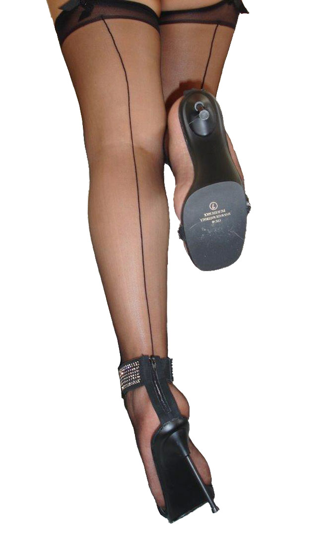 Paquete de 2 Medias Muy sexys con Línea Atras¡ "Sensual dimention"