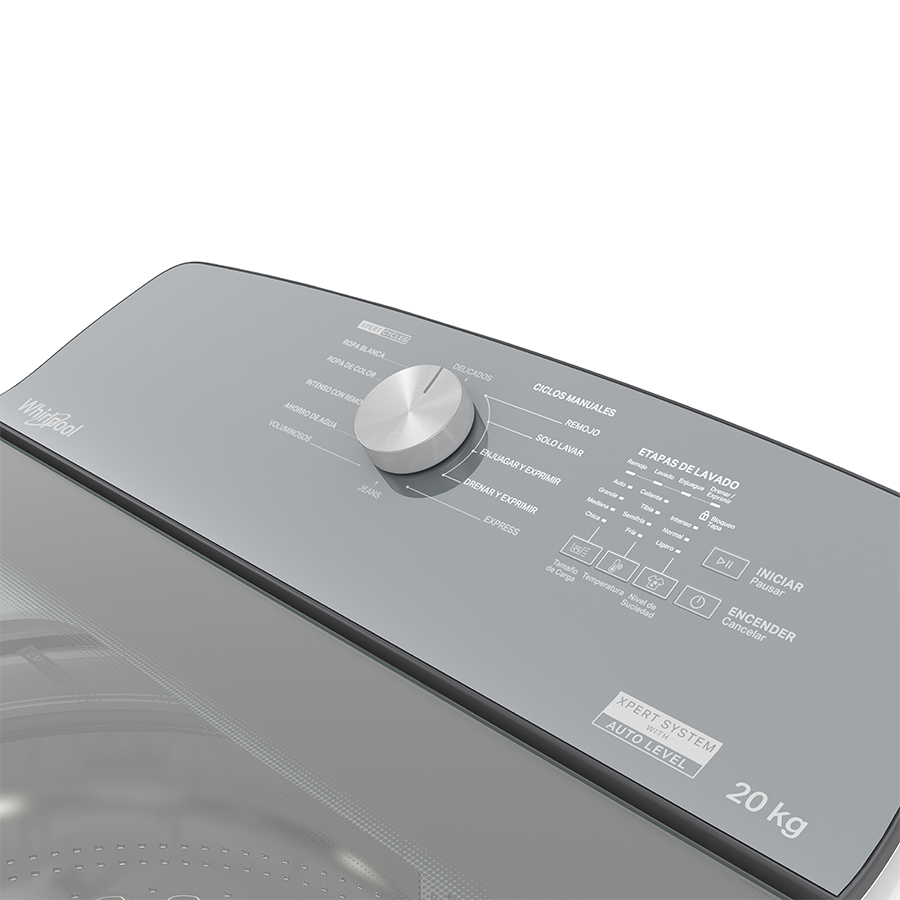 Lavadora Carga Superior Whirlpool 20kg Xpert 8mwtw2041wjm