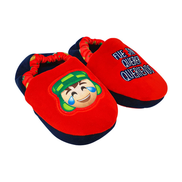 Pantufla Chavo Del 8 Color Rojo Para Niños