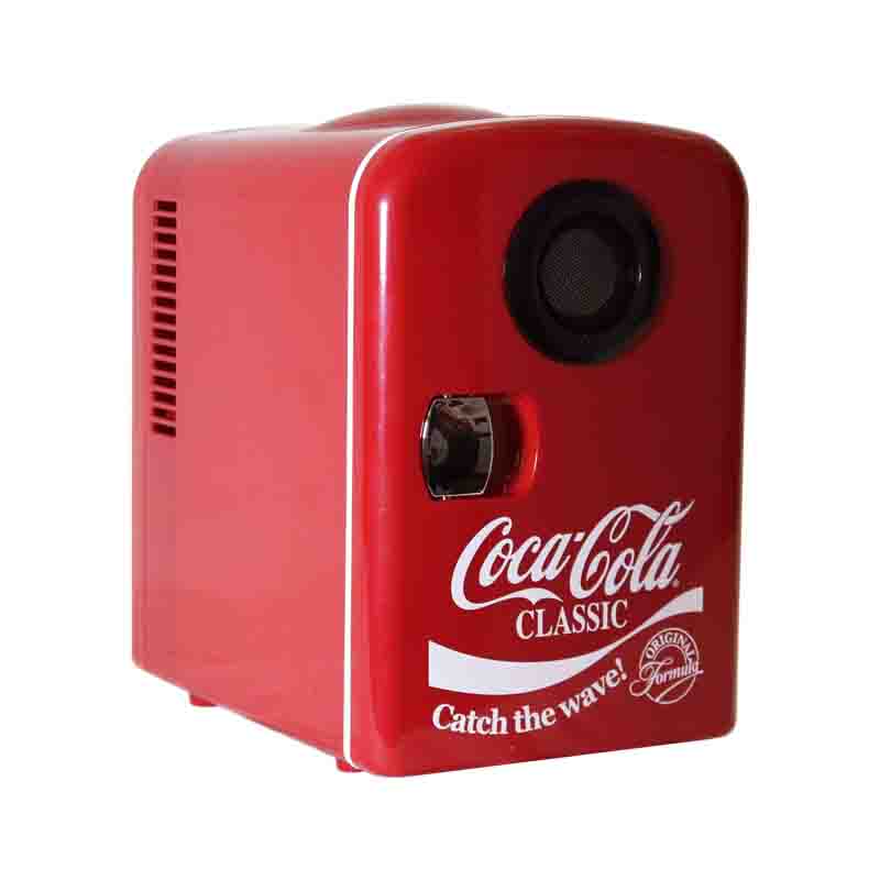 Mini Refrigerador Dace Coca Cola Bocina ETCOKE0602B 6 latas