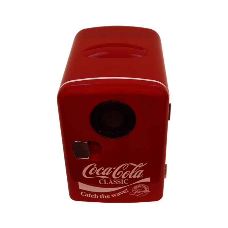 Mini Refrigerador Dace Coca Cola Bocina ETCOKE0602B 6 latas