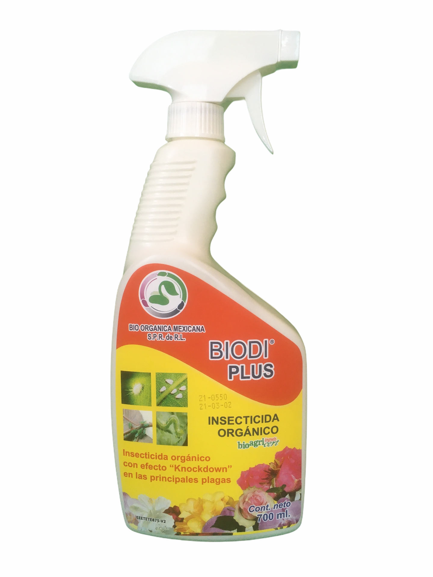 Insecticida Orgánico para Plagas del Jardín y Huerto BIODI PLUS 700 ml